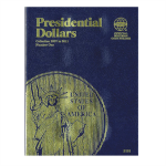 Small 2181 Presidential Dollar Vol #1, 2007-2011, 1 Coin Slot Whitman Folder