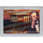 2x3 Lincoln Bicentennial Frosty Case, 2 Coin - Whitman