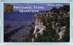 3x5 Canyon Design National Park Quarter Frosty Case, 6 Coin - Whitman