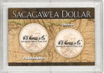 2x3 Sacagawea/Map P & D 2 Coin Frosty Case - Harris