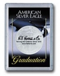 Graduation Silver Eagle Frosty Case - Harris