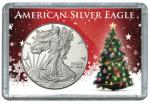 #1674 2x3 Silver Eagle From Santa Frosty Case Harris
